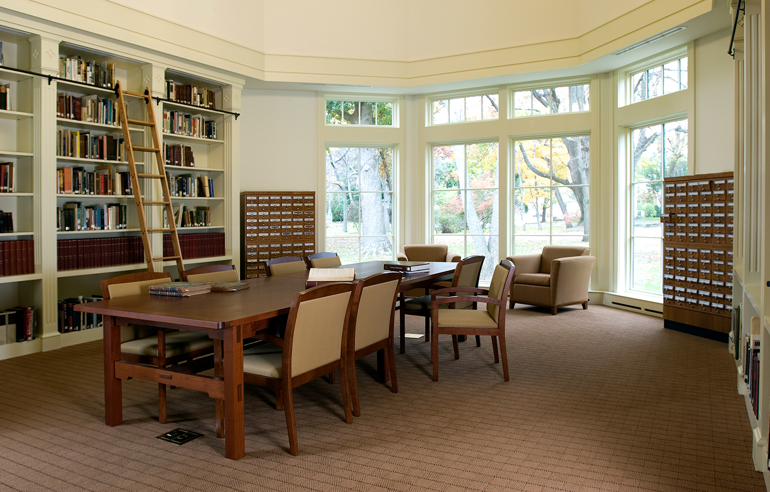 museum library interior